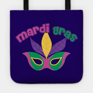 Cute Mardi Gras Parade Mask Tote