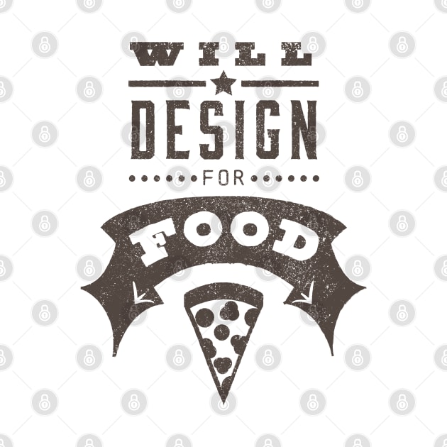 Hungry Artist Graphic Designer Funny Food Quote by Commykaze