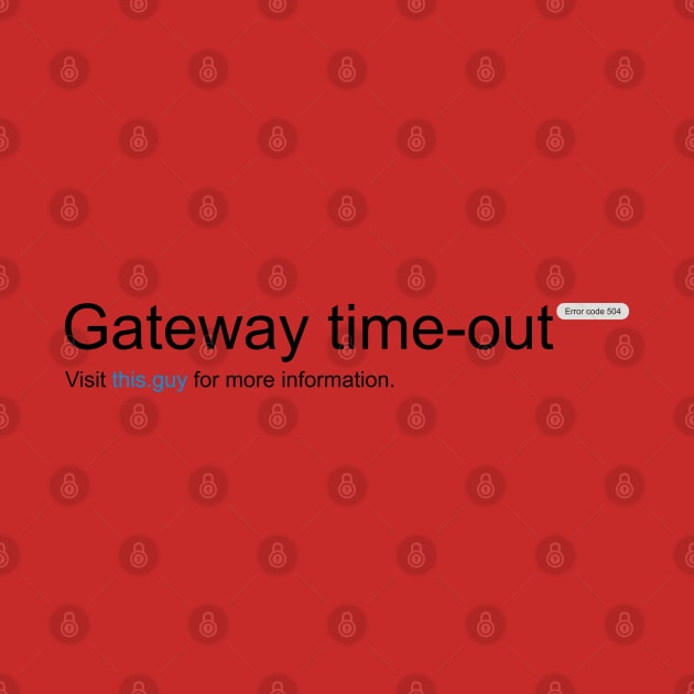 Gateway Timeout by bobyberto