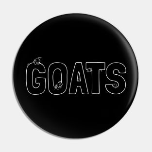 Goat art cute goats hand-drawn friendly goats Pin