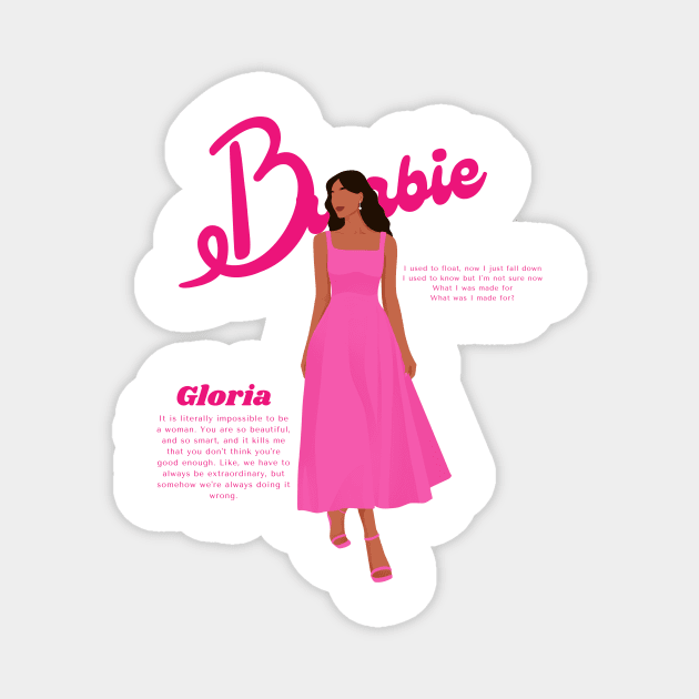 Barbie Magnet by BillieTofu