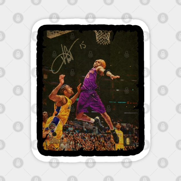 Vince Carter - RETRO Magnet by bengkelmarimin