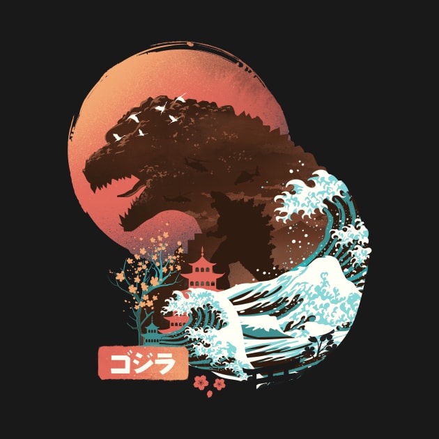 Ukiyo E Kaiju by DANDINGEROZZ