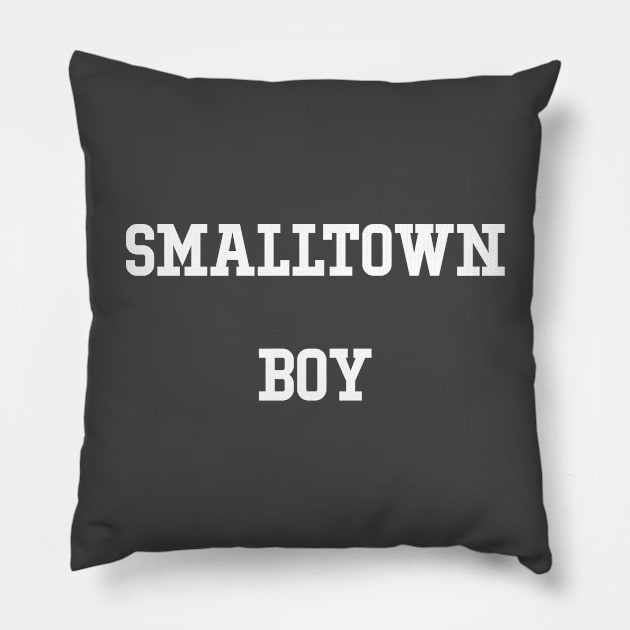 Smalltown Boy, white Pillow by Perezzzoso