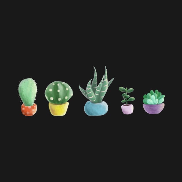 cute cacti by WoodlandElm
