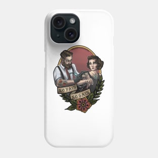 Tattooed lovers Phone Case