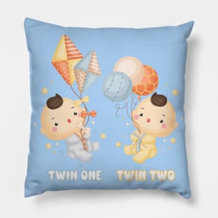 Twins baby boys Pillow