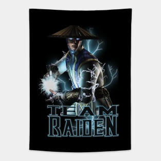 Team Raiden Mortal Kombat Pro Kompetition Tapestry