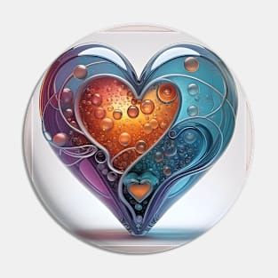 Inside heart Pin