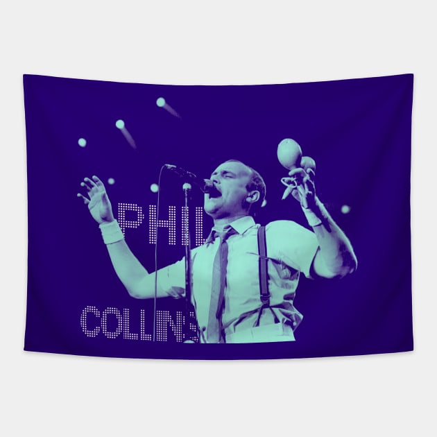 Phil Collins - Colors Tapestry by PiedPiper