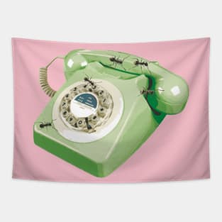 Ants Vintage Telephone Tapestry