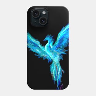 blue poster phoenix Phone Case