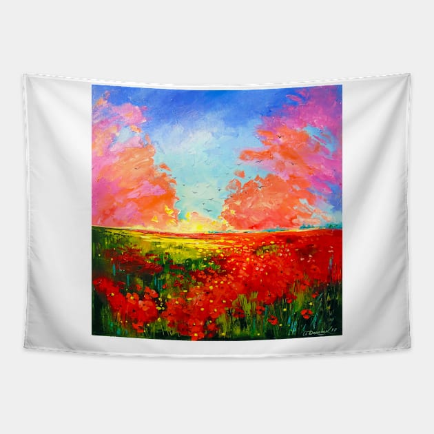 Sunset Tapestry by OLHADARCHUKART