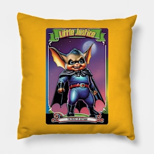 Little Justice - The Mini Beast of Gotham Pillow