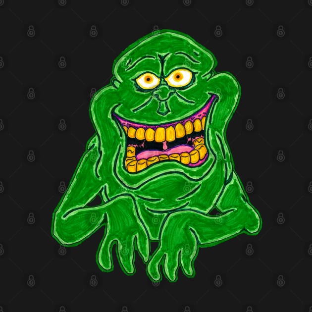 Slimer by sdghostbusters