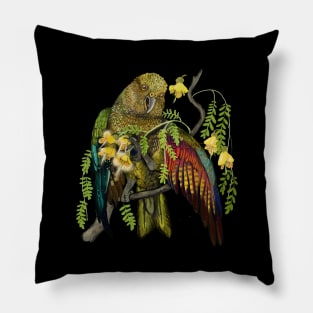 New Zeland Kea Bird Pillow