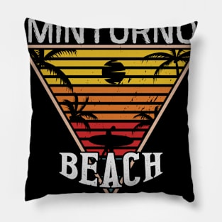 Beach day in Minturno Pillow