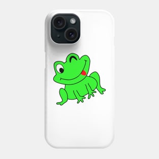 Funny frog Phone Case