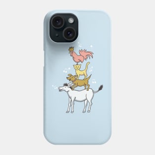 The Bremen town musicians - seamless repeat Phone Case