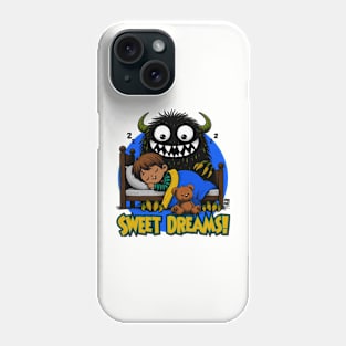 Not-So-Scary Monster Graphic Tee | Kids Sweet Dreams Pajama Phone Case