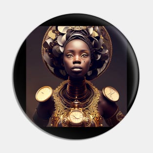 Afro Futuristic Zodiac-Libra Pin