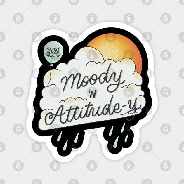 Moody and attitude-y Magnet by artsyalison