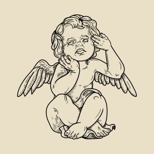 Tired Little Angel T-Shirt