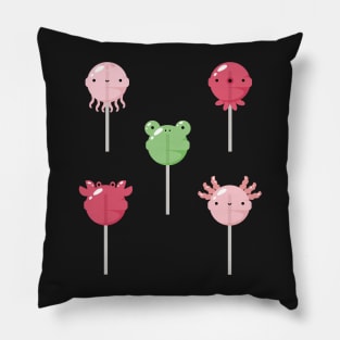 Aquatic animals lollipop set Pillow