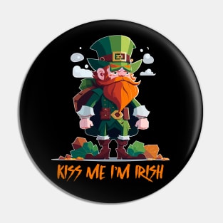 Kiss Me I'm Irish Pin