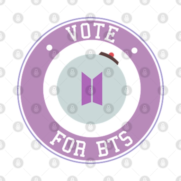 Vote for BTS logo emblem typography by Oricca