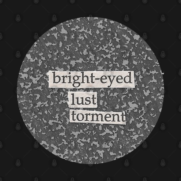 Bright-eyed lust torment collage art by UndrDesertMoons