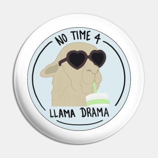 Llama Drama Pin