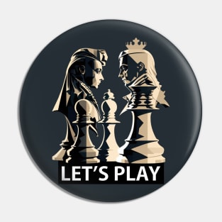 Chess Game Pieces - Let's Play Pin