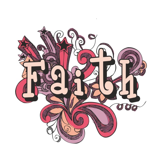 Faith Doodle Art by LaarniGallery