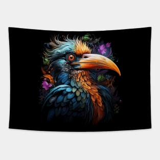 Hornbill Rainbow Tapestry