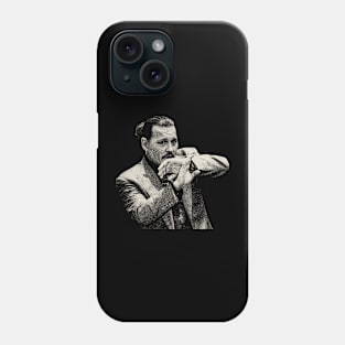 i am johnny depp white Phone Case