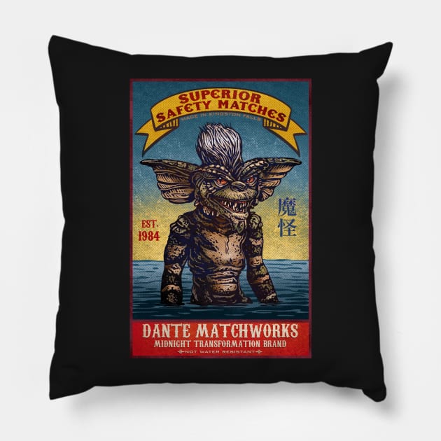 Dante Matchworks Pillow by ChetArt