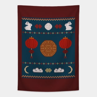 Mid Autumn Festival Knit Tapestry