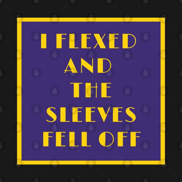 I FLEXED AND THE SLEEVES FELL OF TOP TANK by SDxDesigns