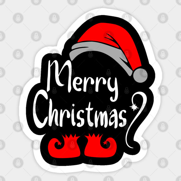 merry christmas - Merry Christmas - Sticker