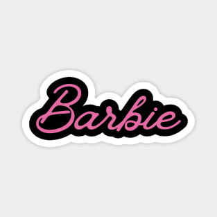 Barbie typographie Magnet