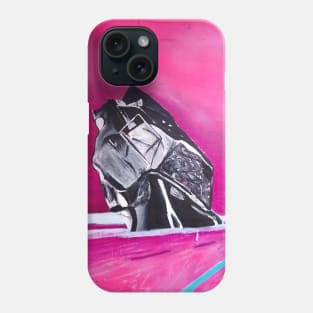 Crushed car in pink Phone Case