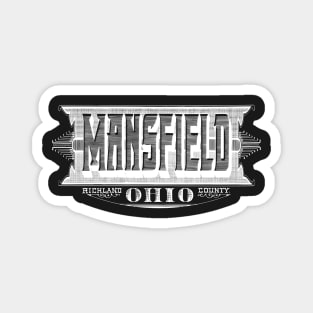 Vintage Mansfield, OH Magnet