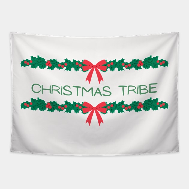 Matching Christmas Tribe Tapestry by darciadesigns