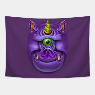 PURPLE MONSTER Tapestry