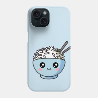 Cute Kawaii Rice Bowl Phone Case