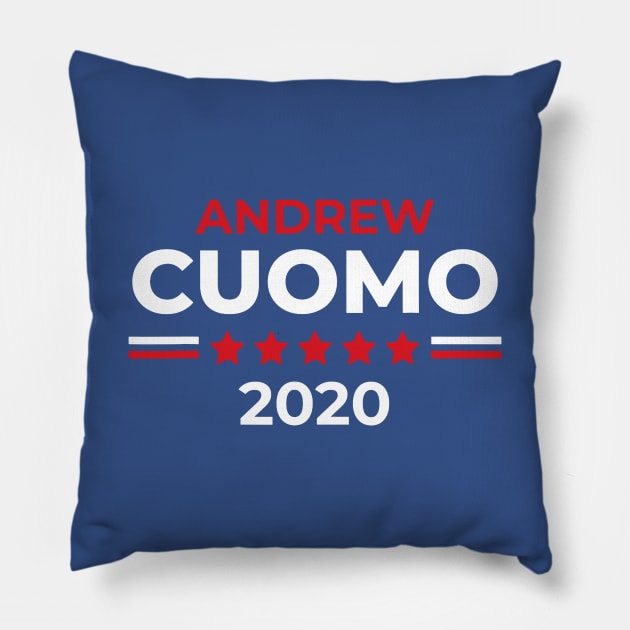 New York Governor Andrew Cuomo Pillow by DAN LE