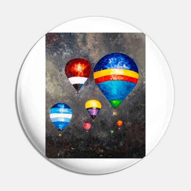 Balloon flight Pin by NataliaShchip