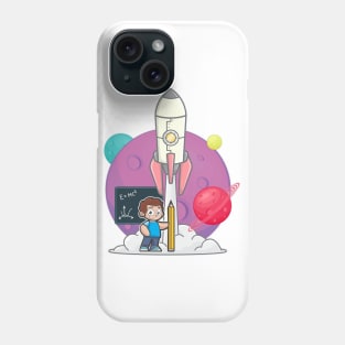 Little rocket scientist Phone Case