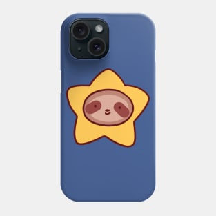 Star Sloth Face Phone Case